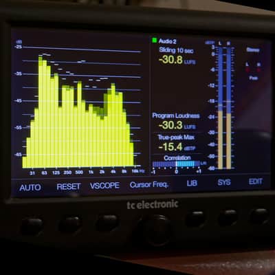 ▌TC Electronic CLARITY M STEREO RTA analyzer 7" USB/AES Plug-In Metering image 3