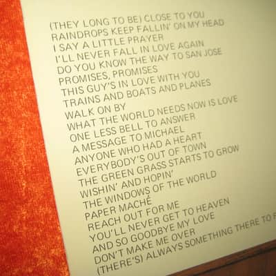 Bacharach and David 59 Pages for Easy Guitar Vintage from 1977 image 3