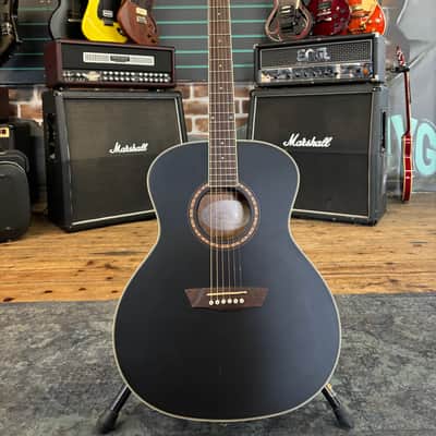 Washburn G7SBM Harvest Acoustic Black Matte 2018 Acoustic Guitar image 1
