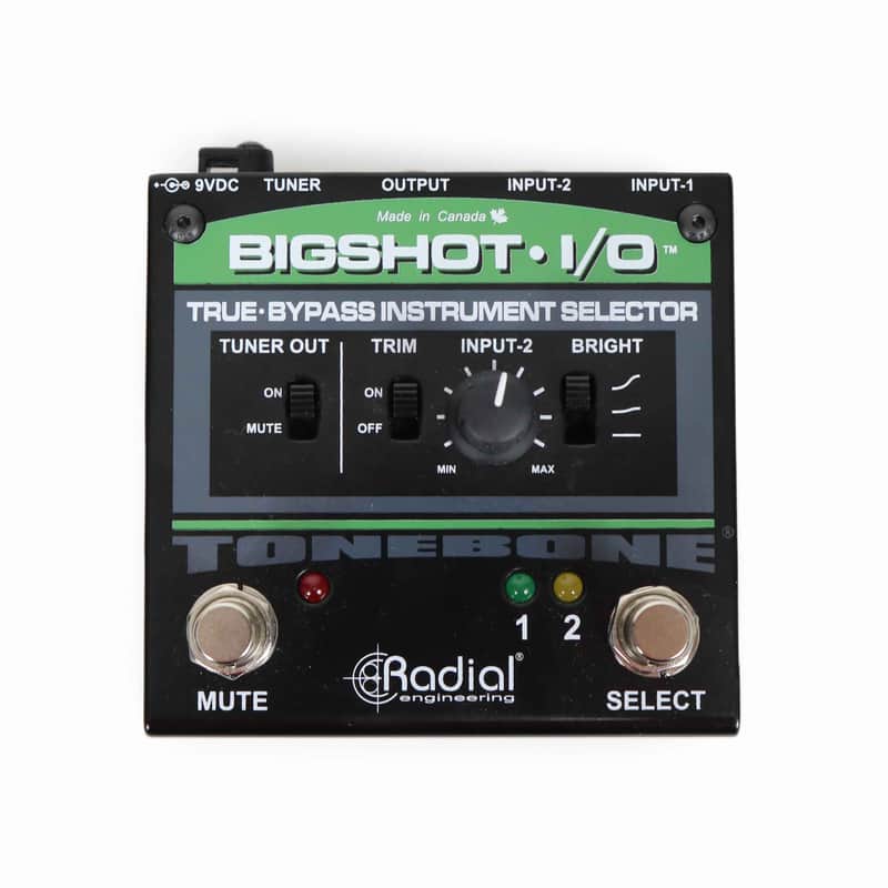 Radial Engineering BigShot i/o Instrument Selector Pedal with LEDs image 1