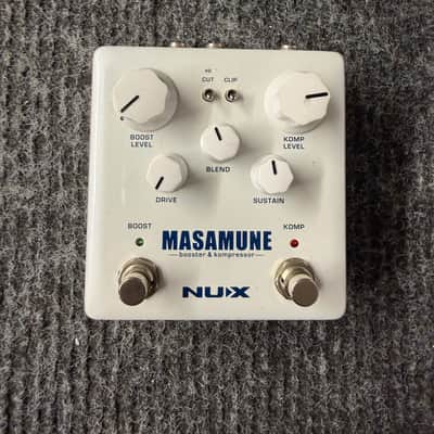 NuX NBK-5 Masamune Booster and Kompressor 2010s - White image 2