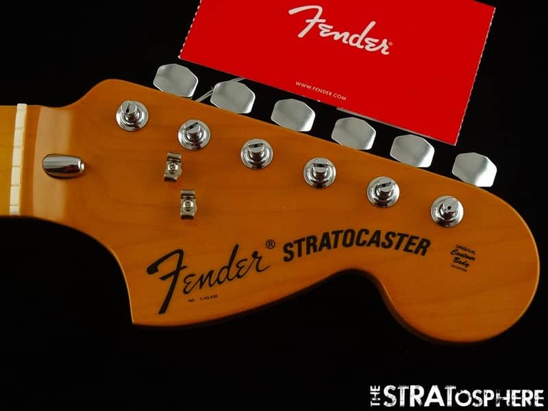 Fender AV II American Vintage 1973 Strat NECK + TUNERS 73 Stratocaster Maple image 1