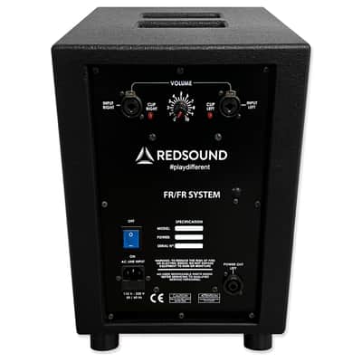 Red Sound Elis 8 Active FR/FR Speaker Cabinets Black image 3