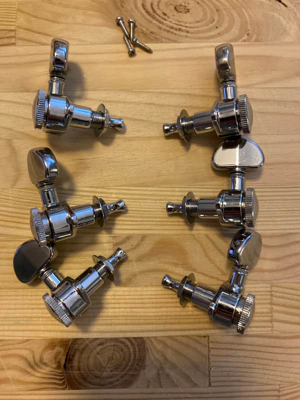 Grover 502C Roto-Grip Locking 3+3 Tuning Machines