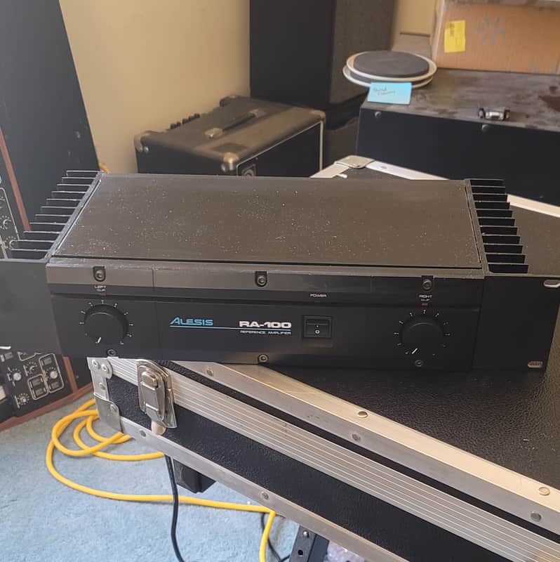 Alesis RA100 Reference Amplifier 1990s - Black image 1