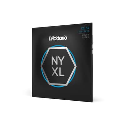 D'Addario NYXL1252W Light-Wound 3rd/G-String Electric Guitar Strings 12-52 image 1