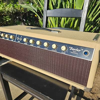 Gomez USA Surfer 100 Watt - Handwired Tube Guitar Head #16 (2010s - Rough Blonde) image 7