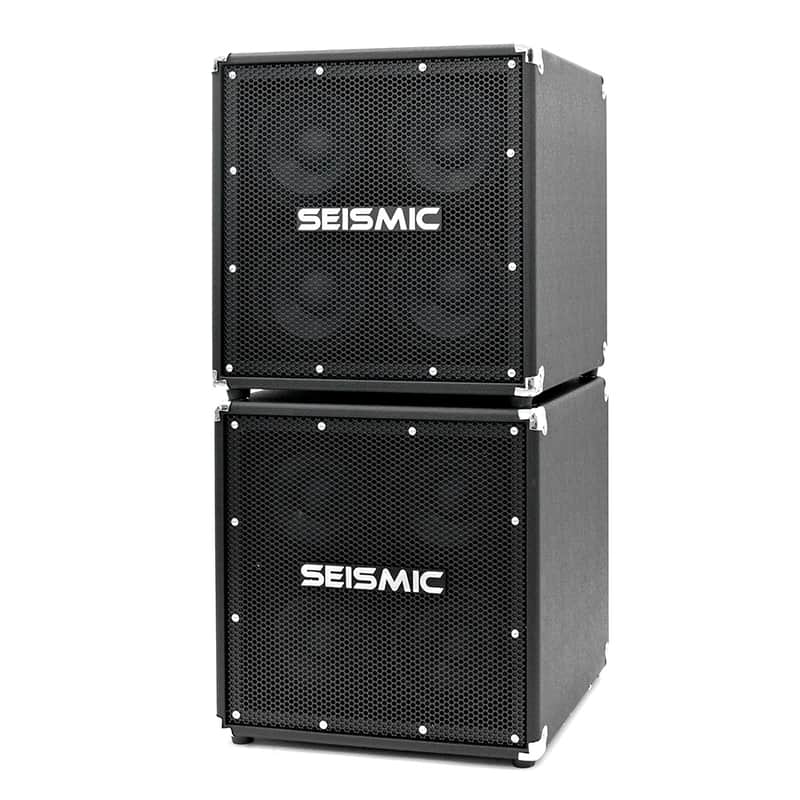 SEISMIC AUDIO - Pair of 4x6 Bass / Guitar Speaker Cabinets NEW PRO AUDIO image 1