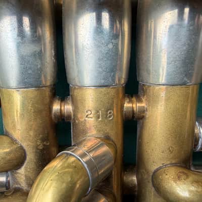 Monette C trumpet #218 mid 80's - Raw brass and nickel image 2