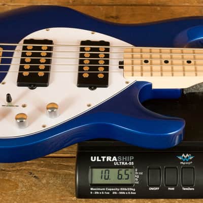 Sterling RAY5HH SUB Series StingRay 5 HH Bass - Cobra Blue image 8
