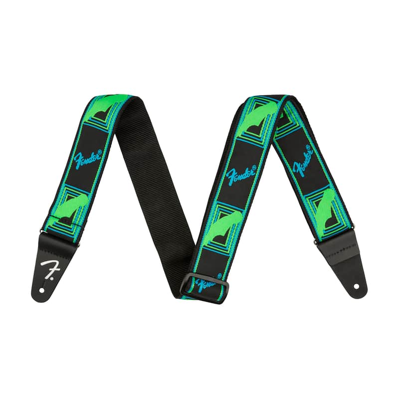 Fender Neon Monogrammed Guitar Strap image 5