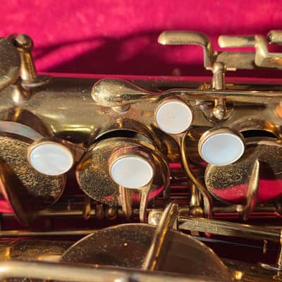 Vintage Early 1920s Buescher True Tone Low Pitch Eb Alto Saxophone w/ Original Carrying Case - RECENTLY REPADDED!! image 5