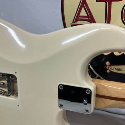Fender Standard Stratocaster Strat Left Handed Lefty Electric Guitar - Arctic White image 12
