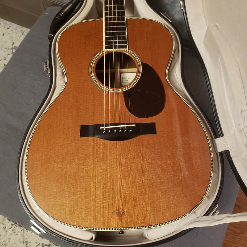 Santa Cruz Guitar Co. | OM Custom | Brazilian Rosewood & Tunnel 13 Redwood | Serial No. 4741 | Nitrocellulose image 1