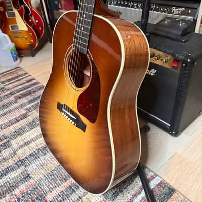 Gibson Custom Shop J-45 Koa Carpathian Spruce Acoustic-Electric Guitar 2025 Honeyburst image 6