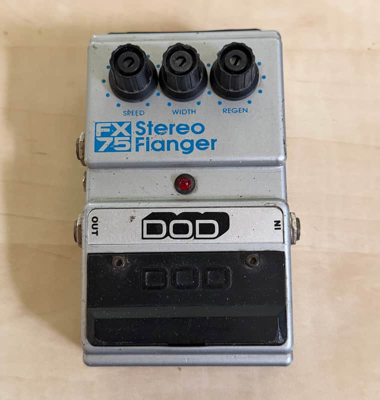 DOD Stereo Flanger FX75 1984 - 1987 - Silver image 1