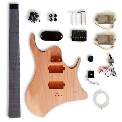 Headless Electric Guitar Kits, Mahogany image 1