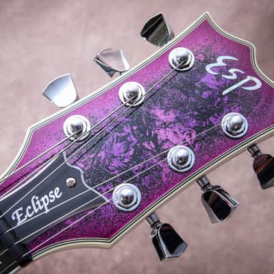 ESP MIJ Custom Shop Original Series Eclipse CTM/DB "Purple Peel + Ebony" (2024) image 11