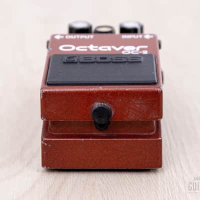 1982 Boss OC-2 Octaver Vintage Octave Guitar Effects Pedal Near-Mint, Black Label Japan image 2