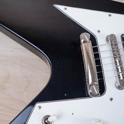 Edwards V E-FV-120D 1990s Black Seymour Duncan Pickups ESP Made in Japan MIJ w/ Bag image 9