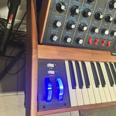 Moog Minimoog Voyager Select Series 44-Key Monophonic Synthesizer 2006 - 2013 - Cherry Cabinet image 3