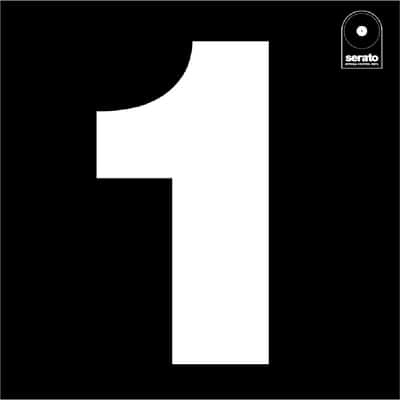 Serato Performance Series 12 inch Single Black timecode vinyl image 1