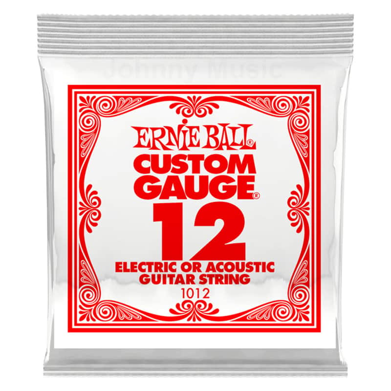 .012 Custom Gauge Plain Steel Single String Electric Or Acoustic Guitar Strings Specially Tempered image 1