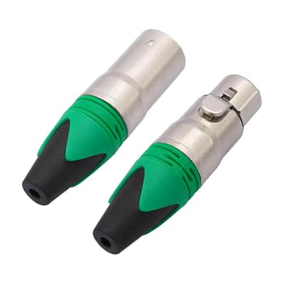 12-Piece 3 Pin Xlr Solder Type Connector - 6 Male And 6 Female Plug Connector,Microphone Audio Socket, Zinc Alloy Shell,Copper Needle Gold Plated Connector High Conductivity image 5