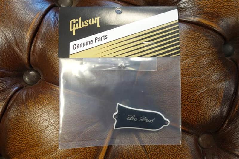 Gibson PRTR-061 1961 "Les Paul" Historic Truss Rod Cover (Black) image 1