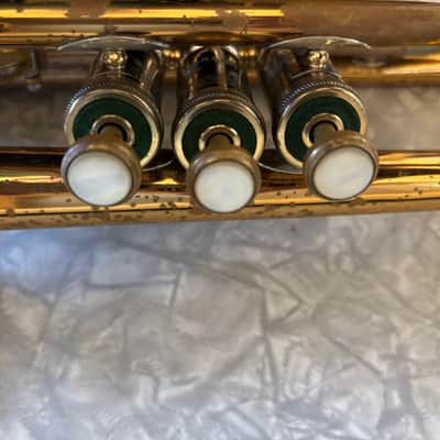 1954 Olds Recording Cornet + Protec case & 2 mpc image 9