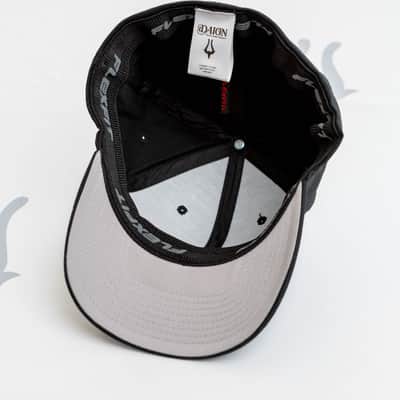 Daion L/XL Black Baseball Cap with Embroidered Logo Front and Back image 4
