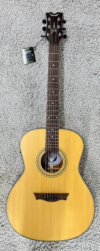 Dean 6 String St. Augustine Concert Solid Wood Acoustic Electric Guitar SACE SN image 1