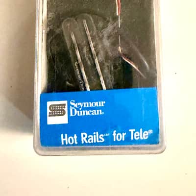 Seymour Duncan STHR-1 Hot Rails Tele Pickup Set 2010s - Black/Chrome image 4