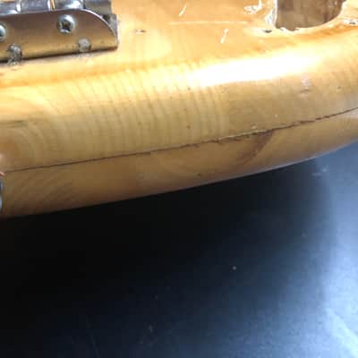VINTAGE LAWSUIT PROJECT PRECISION BASS 70s - Natural PARTS & REPAIR image 16
