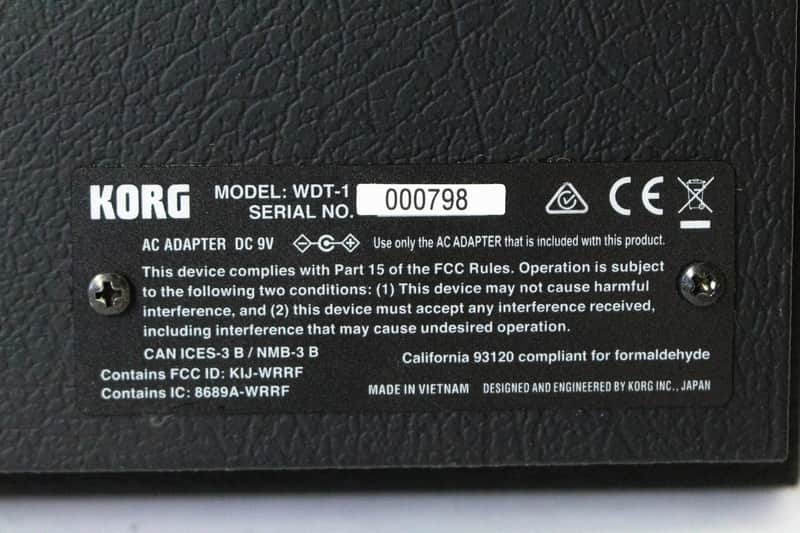 Korg WDT1 Wall Mount Tuner with Power Supply | Reverb