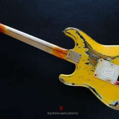 Fender Stratocaster 50th Anniversary Yellow Heavy Aged Relic (RARE) image 20