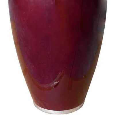 Toca Custom Deluxe Wood Conga Drum 11 3/4" Head - Red Wood Finish image 1