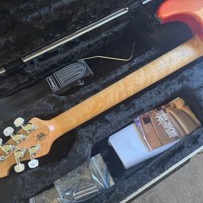 Ernie Ball Music Man John Petrucci Signature JP6. Tangerine Pearl. image 6