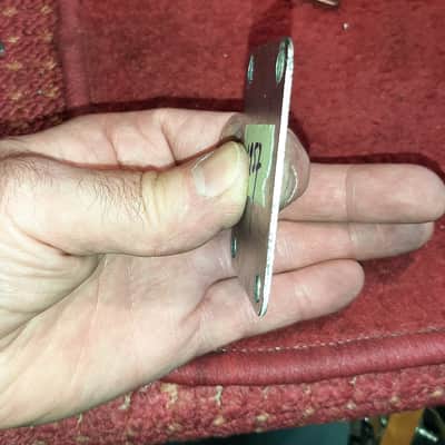 Fender 1957 original real vintage neck plate=Stratocaster/Telecaster/Precision Bass=extremely rare! image 11