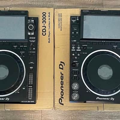 Pioneer CDJ-3000 DJ Multi-Player (Pair w/Flight Cases) image 1