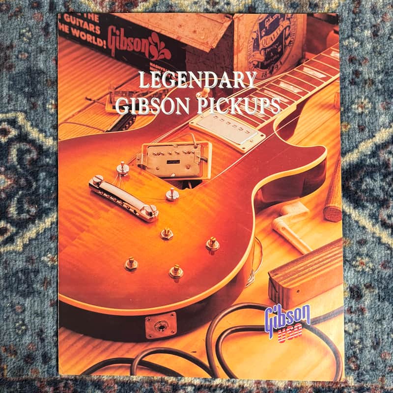 1991 Gibson Legendary Gibson Pickups Dealer Catalogue! E18-2 image 1