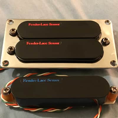 Fender Telecaster Plus V1 90s Lace Sensor Blue & Red Dually pickup