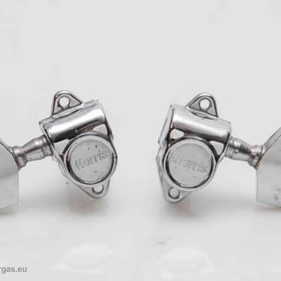 Morris guitar tuner 60's/70's vintage Chrome, Japan image 1