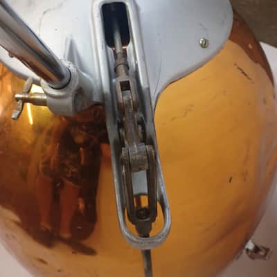 *Ludwig 25" #880 Single Screw Machine Timpani Copper Kettle Drum 3-Legs Portable image 9