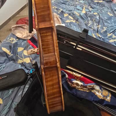 Beautiful One Piece Back Daniel Moinel 4/4 1948 Professional Violin, perfectly setup in Edinburgh and played in professional Orchestra, Warm Silvery big sound, incredibly easy to play. Suitable for orchestra or soloist playing. image 12