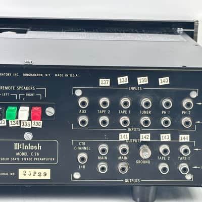McIntosh C26 Solid State Stereo Preamplifier (Serviced) image 12