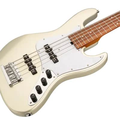 Sadowsky MetroExpress 21-Fret Vintage J/J Bass, Morado Fingerboard, 5-String - Solid Champagne Metallic High Polish image 1