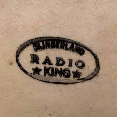 Vintage 1940's Slingerland RadioKing 22" Vintage Calf Skin Drum Head (Rm3) image 2