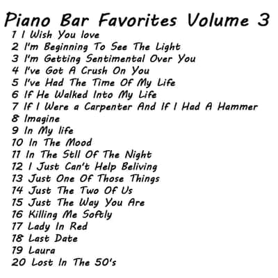PianoDisc Player Piano 6 CD Set of Piano Bar Favorites 120 Songs over 7 Hours of music image 6