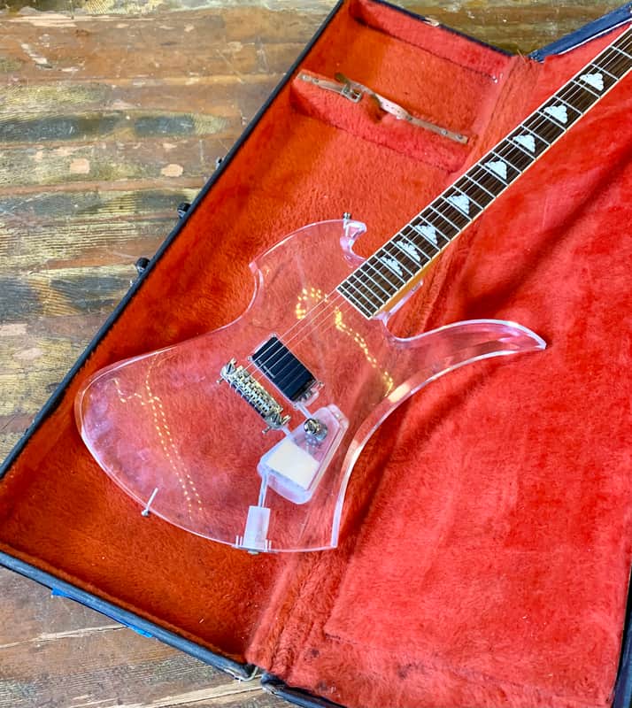 Fernandes mockingbird Lucite B.C. Rich copy original vintage mij